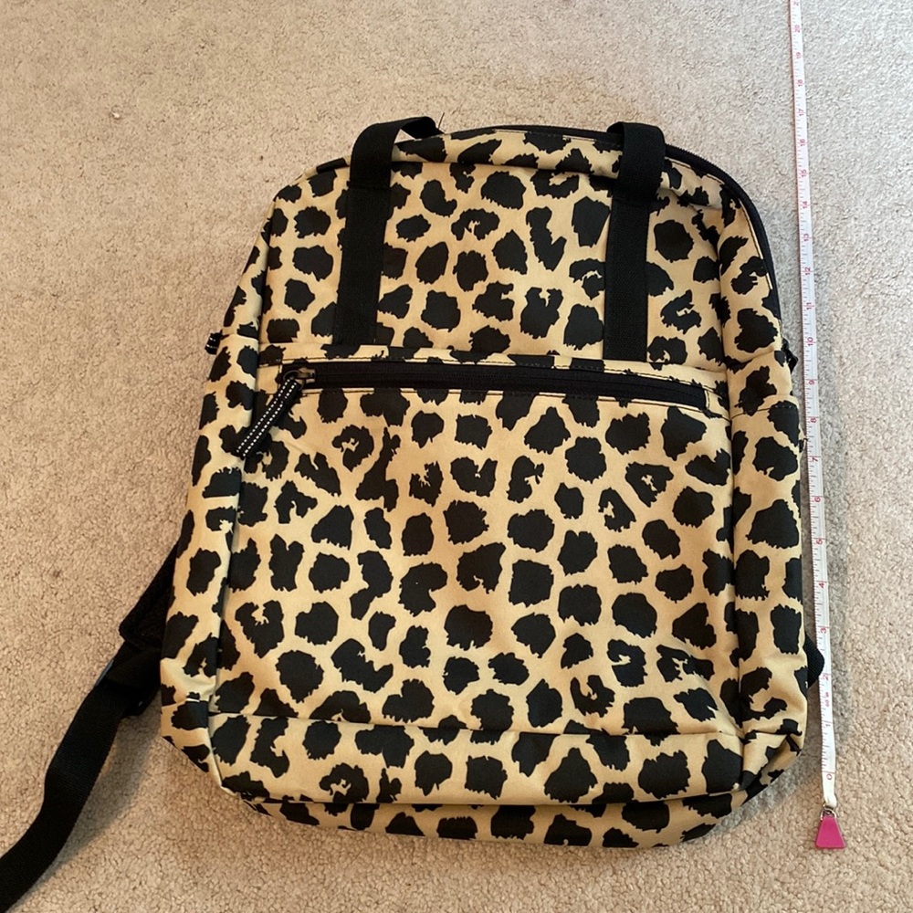 IKEA cheetah-print backpack
